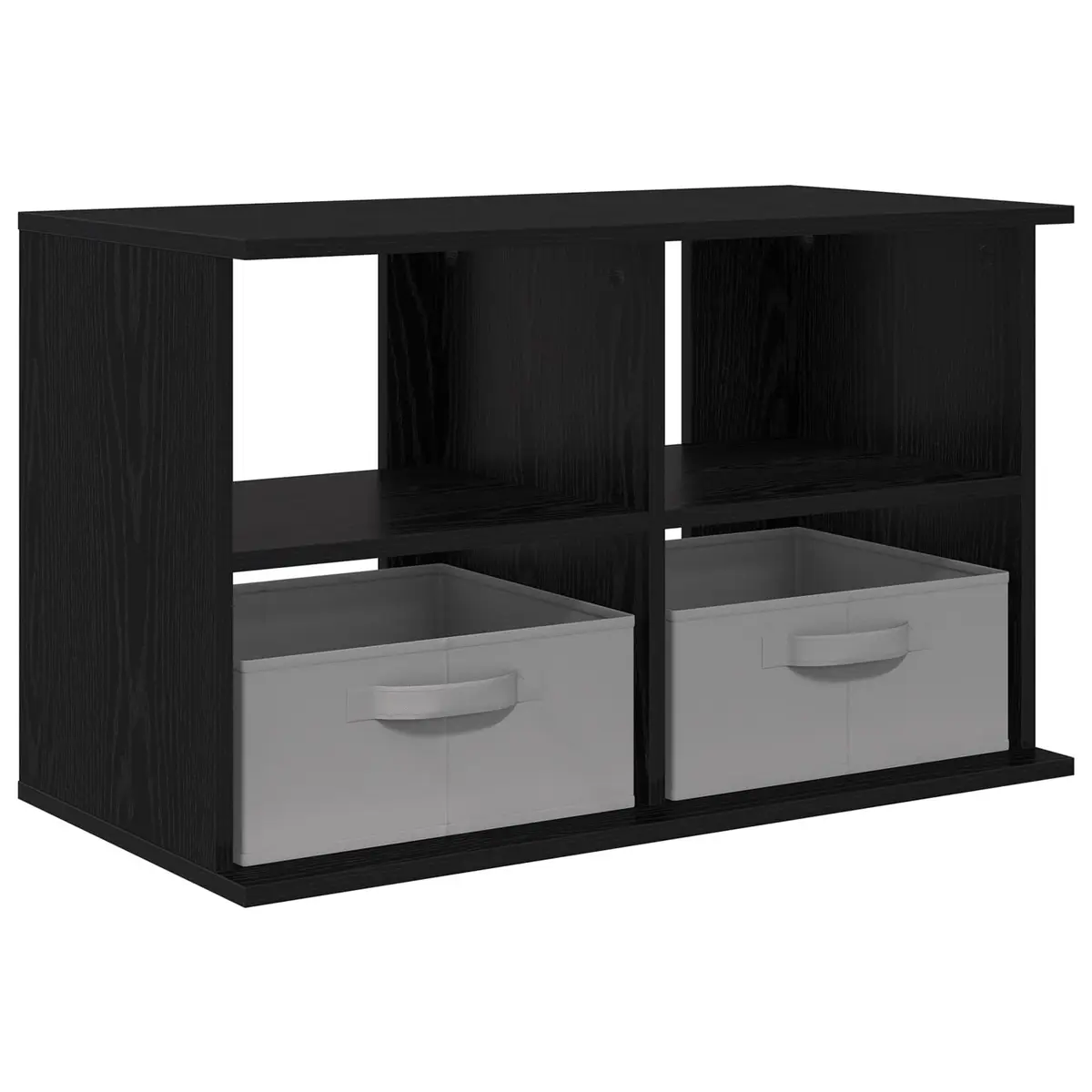 TV Stand Engineered Wood 79x40x48cm Black