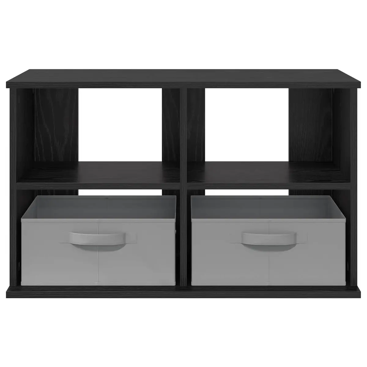 TV Stand Engineered Wood 79x40x48cm Black