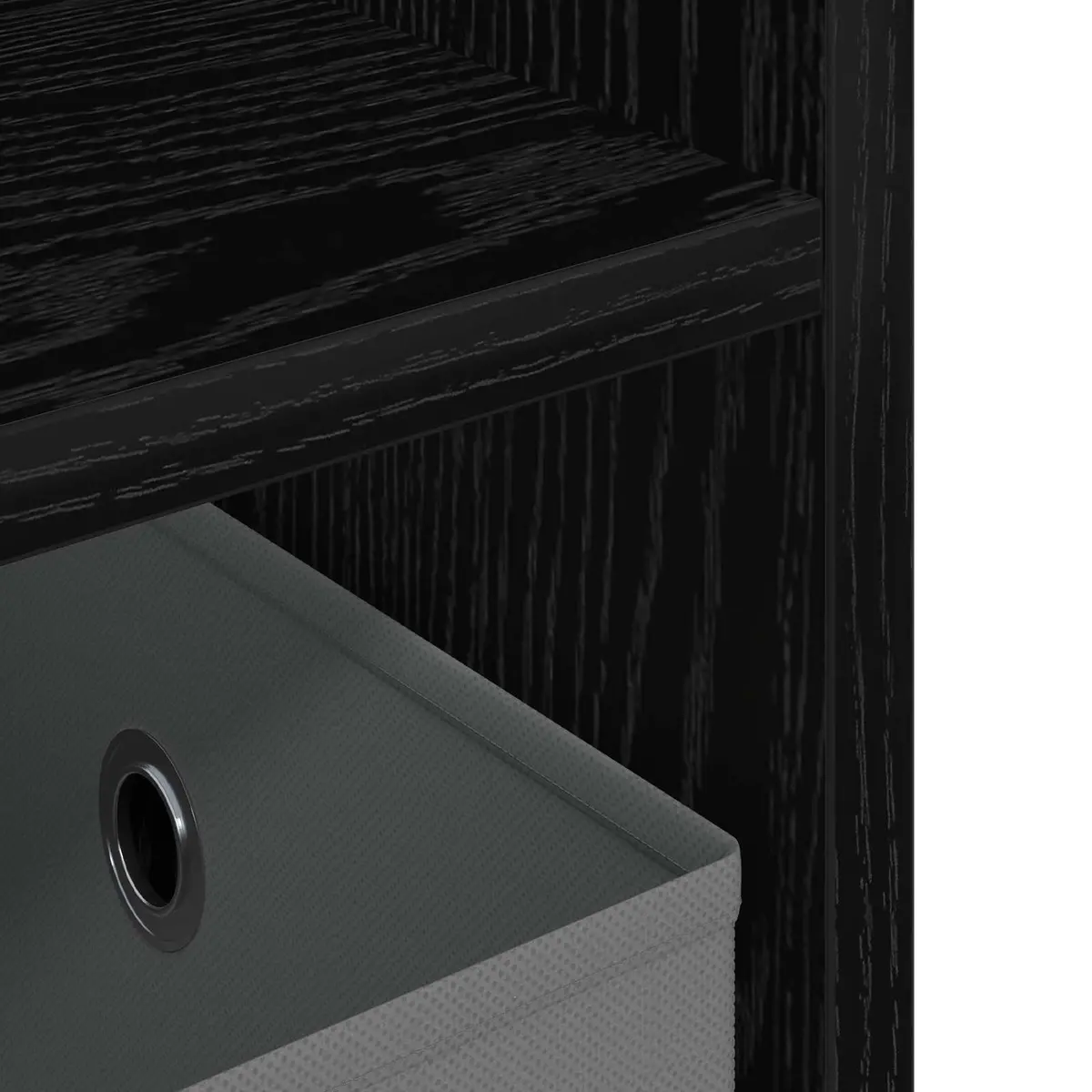 TV Stand Engineered Wood 79x40x48cm Black