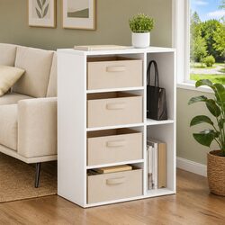 Durable White Sideboard Storage Cabinet for Modern Homes