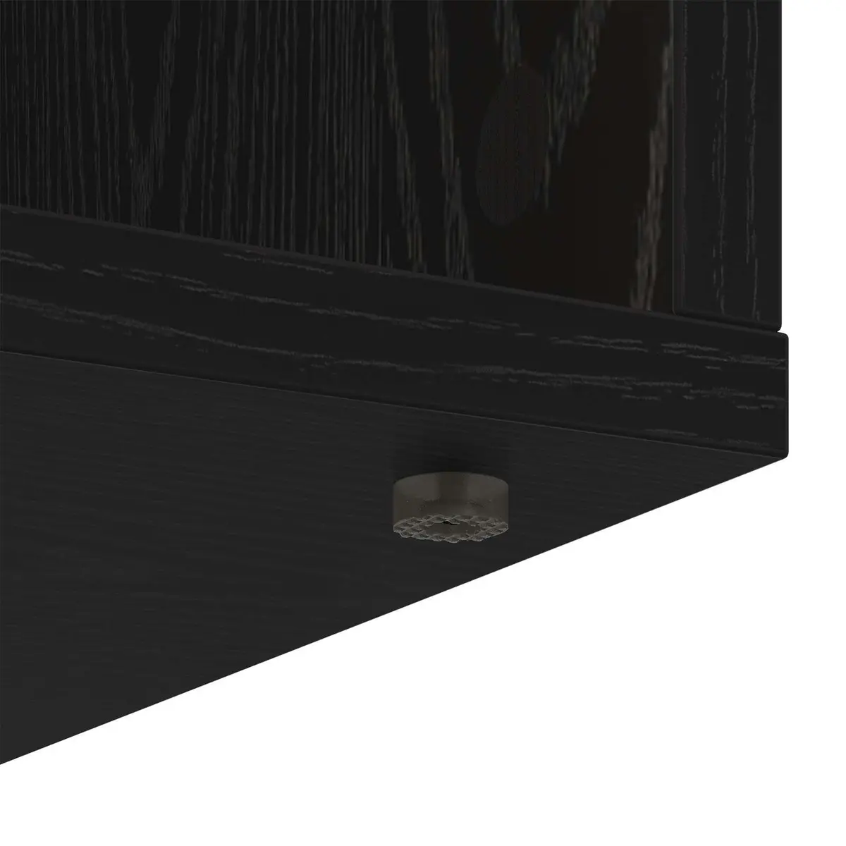 Black Oak Modern Sideboard Storage Cabinet