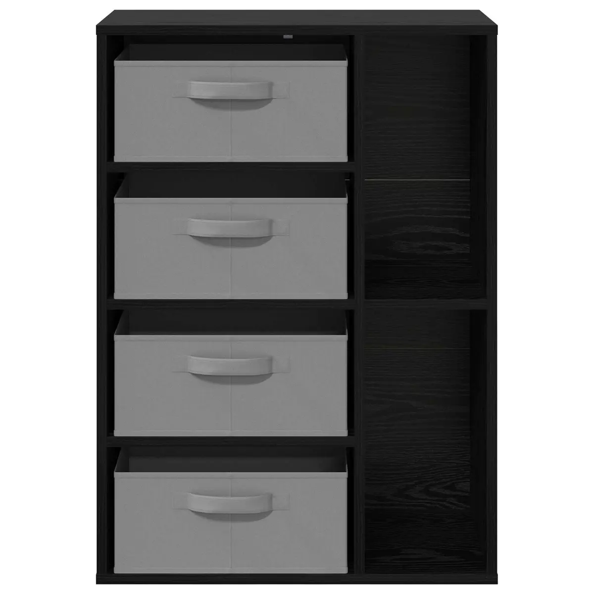Black Oak Modern Sideboard Storage Cabinet