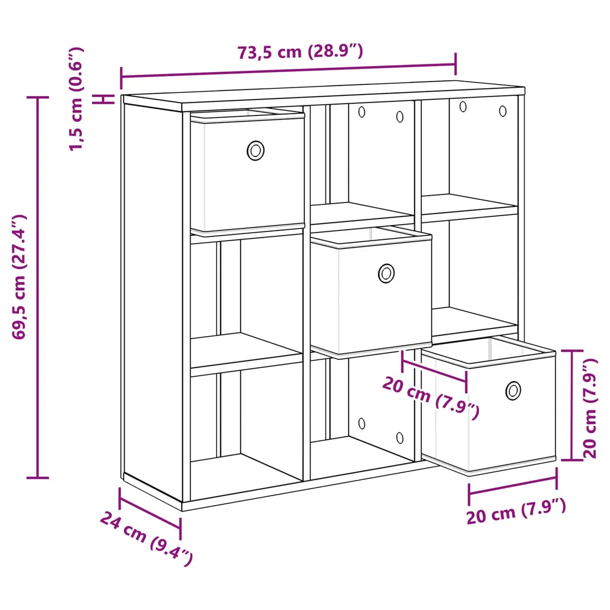 Sideboard White Storage Cabinet with Drawer Modern Living Room Furniture