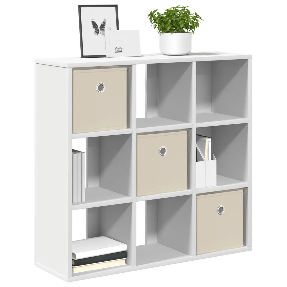 Sideboard White Storage Cabinet with Drawer Modern Living Room Furniture