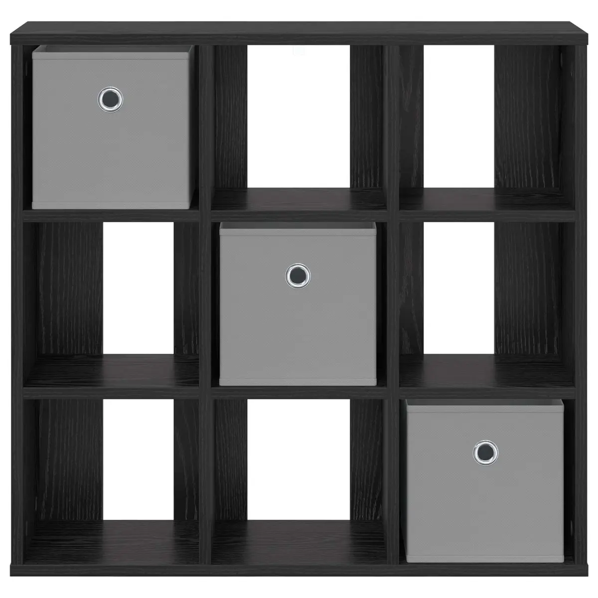 Black Oak Sideboard with Drawer and Shelves