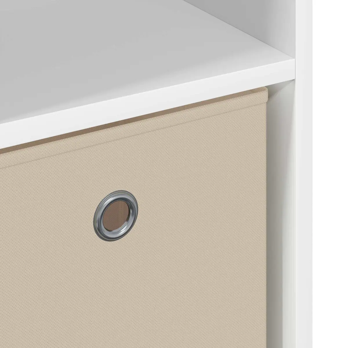 White Modern Sideboard with Drawer for Storage