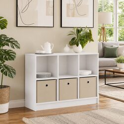 Durable White Sideboard with Drawer for Storage
