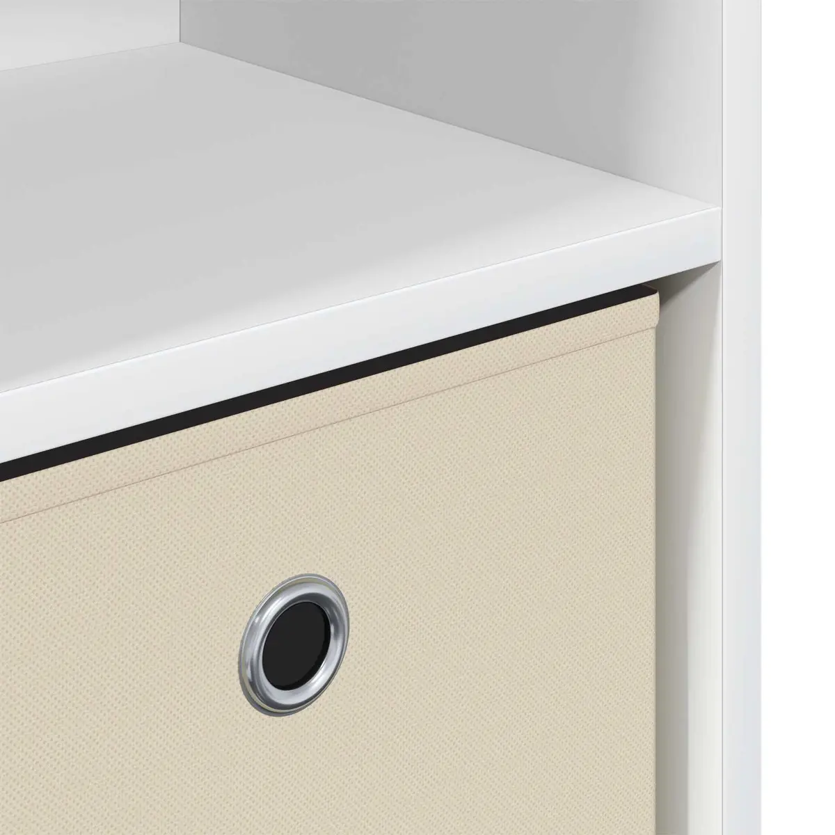 White Sideboard with Drawer for Storage