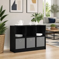 Durable Black Oak Sideboard with Drawer for Modern Storage