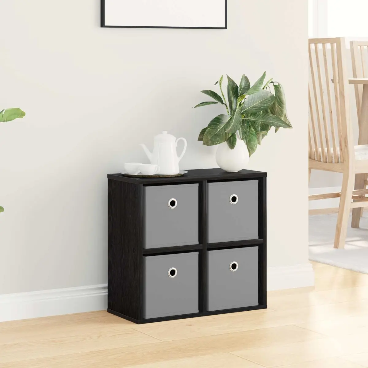 Black Oak Sideboard Storage Cabinet 49.5 x 22