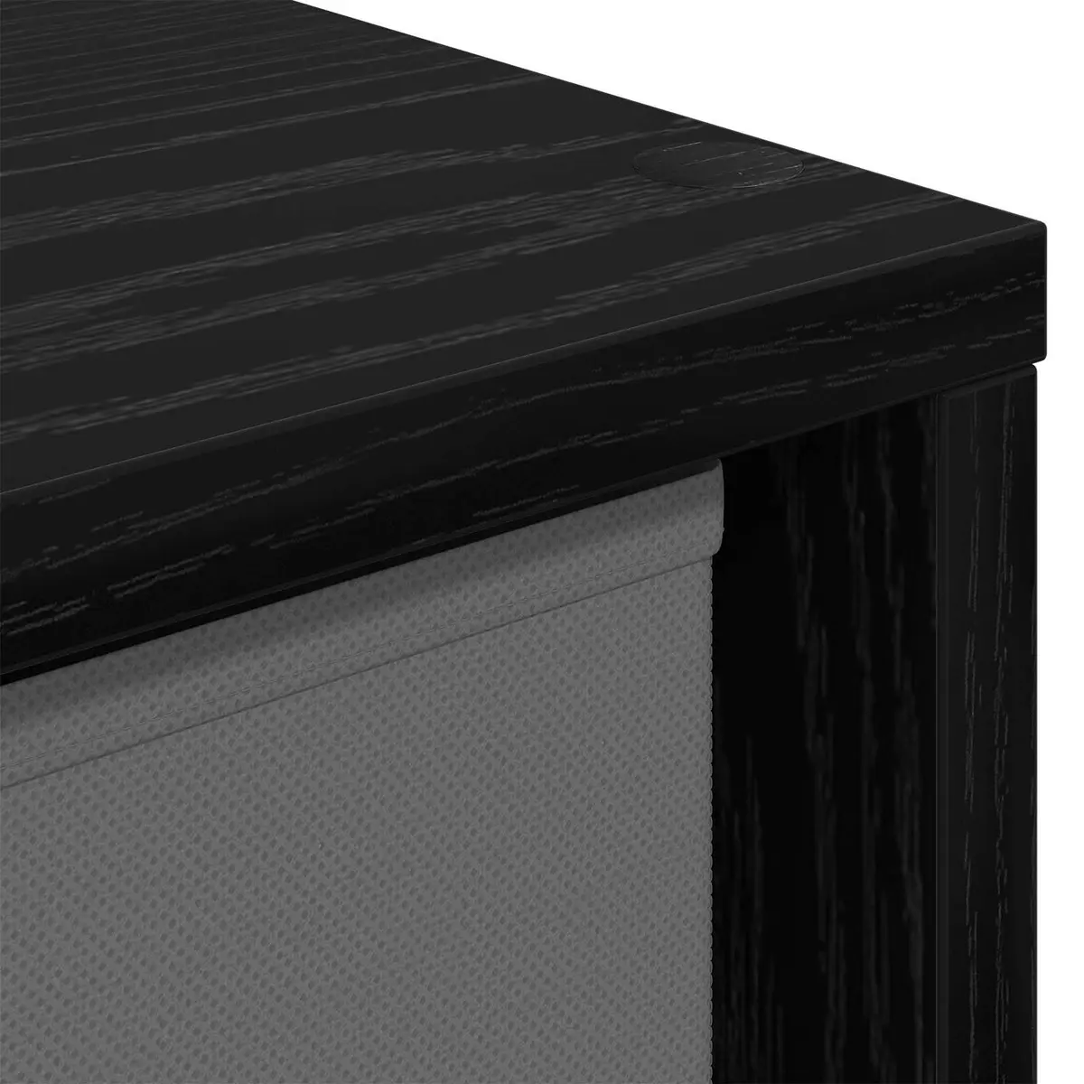 Black Oak Sideboard Storage Cabinet 49.5 x 22