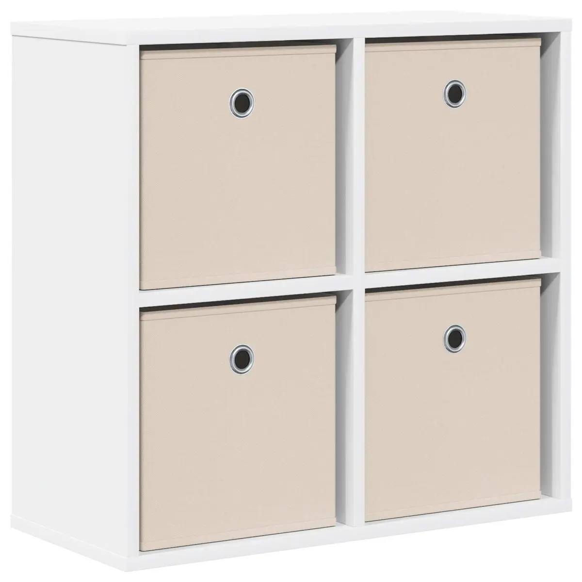 Sideboard Engineered Wood 59.5 x 27 x 57 cm White