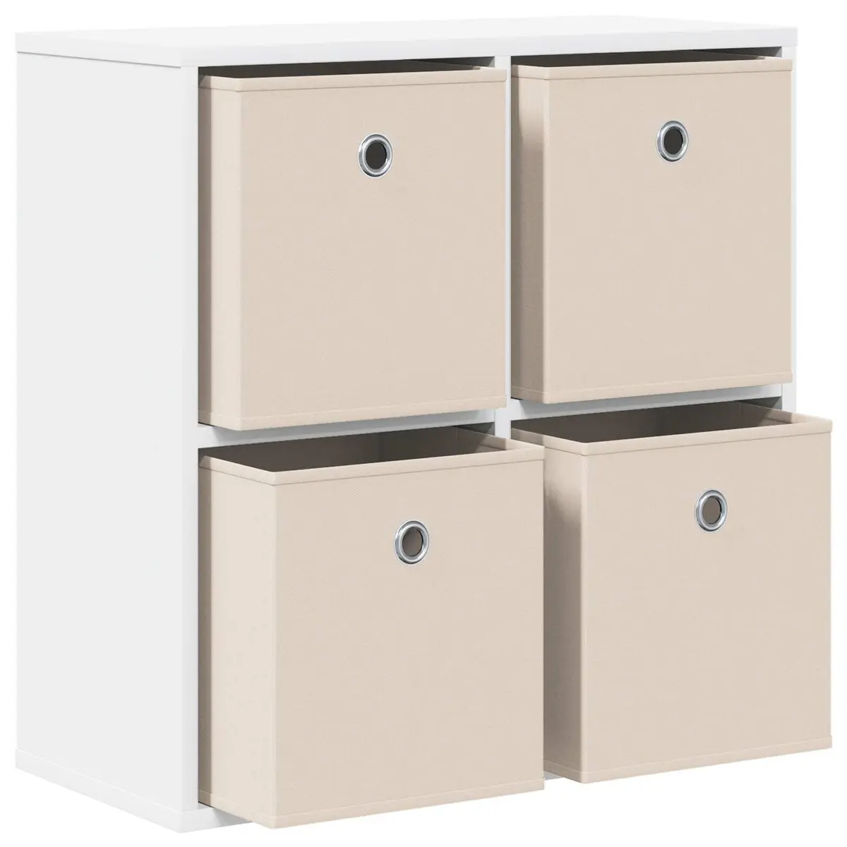 Sideboard Engineered Wood 59.5 x 27 x 57 cm White