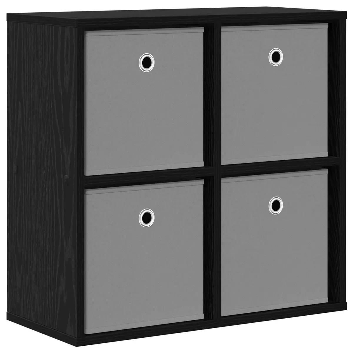 Sideboard Engineered Wood 59.5 x 27 x 57 cm Black