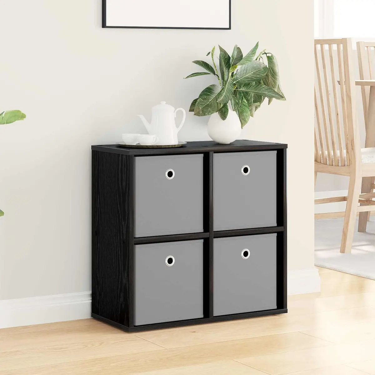 Sideboard Engineered Wood 59.5 x 27 x 57 cm Black
