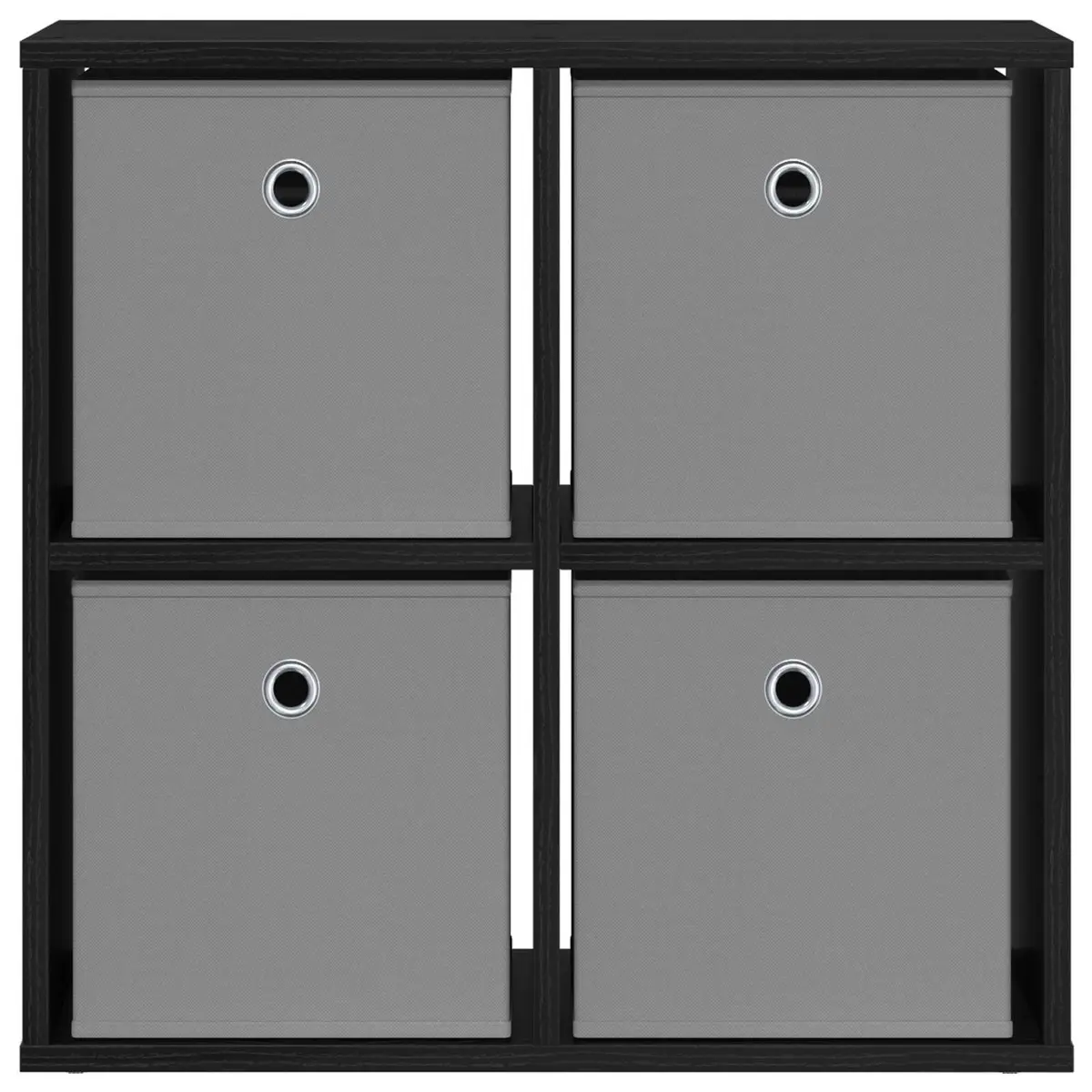 Sideboard Engineered Wood 59.5 x 27 x 57 cm Black