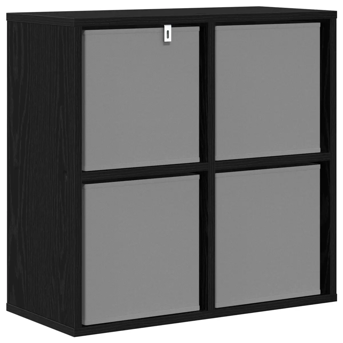 Sideboard Engineered Wood 59.5 x 27 x 57 cm Black