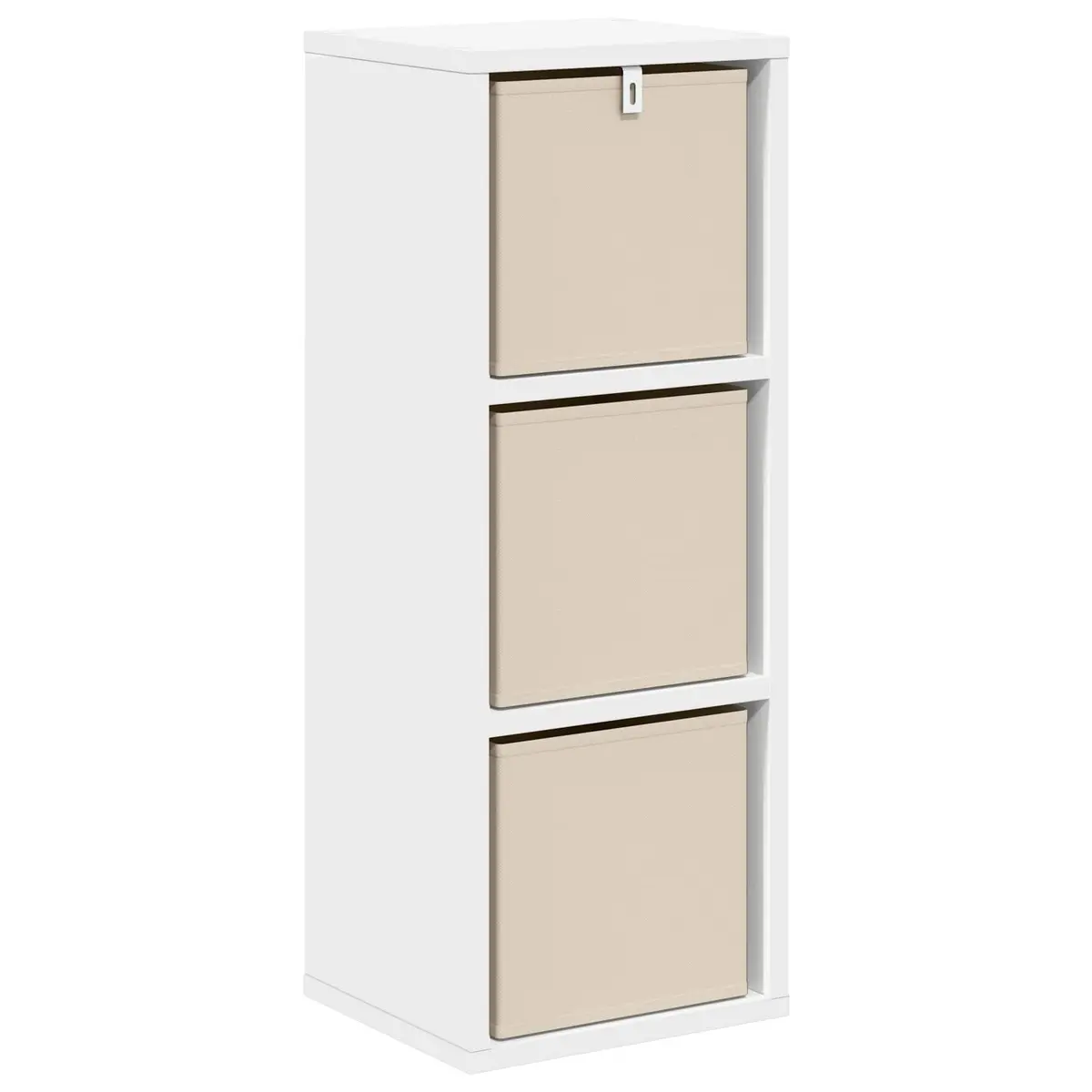 Sideboard with Drawer White Storage Cabinet Modern Living Room Furniture 25.5 x