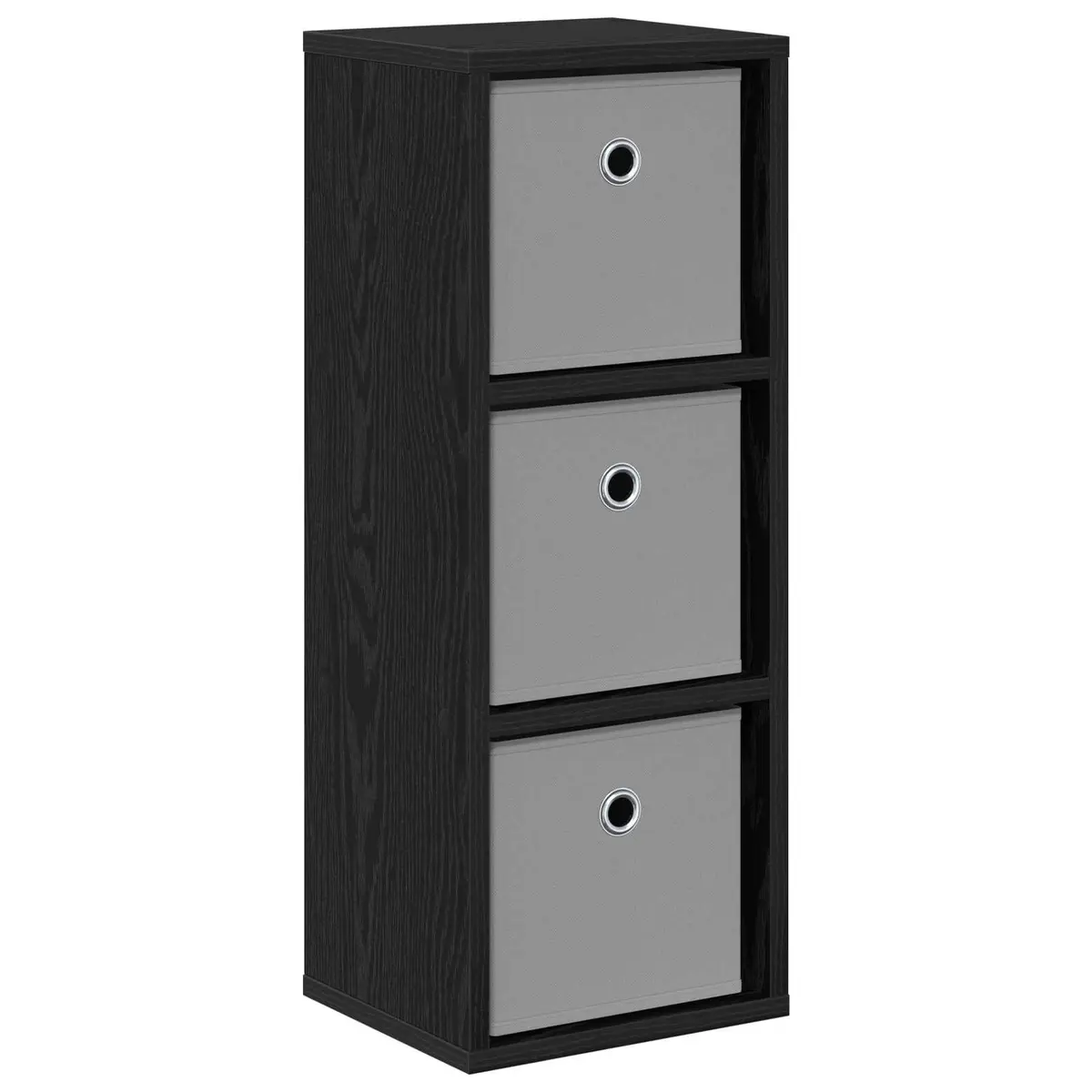 Sideboard with Drawer Black Oak Modern Storage Cabinet Living Room Furniture