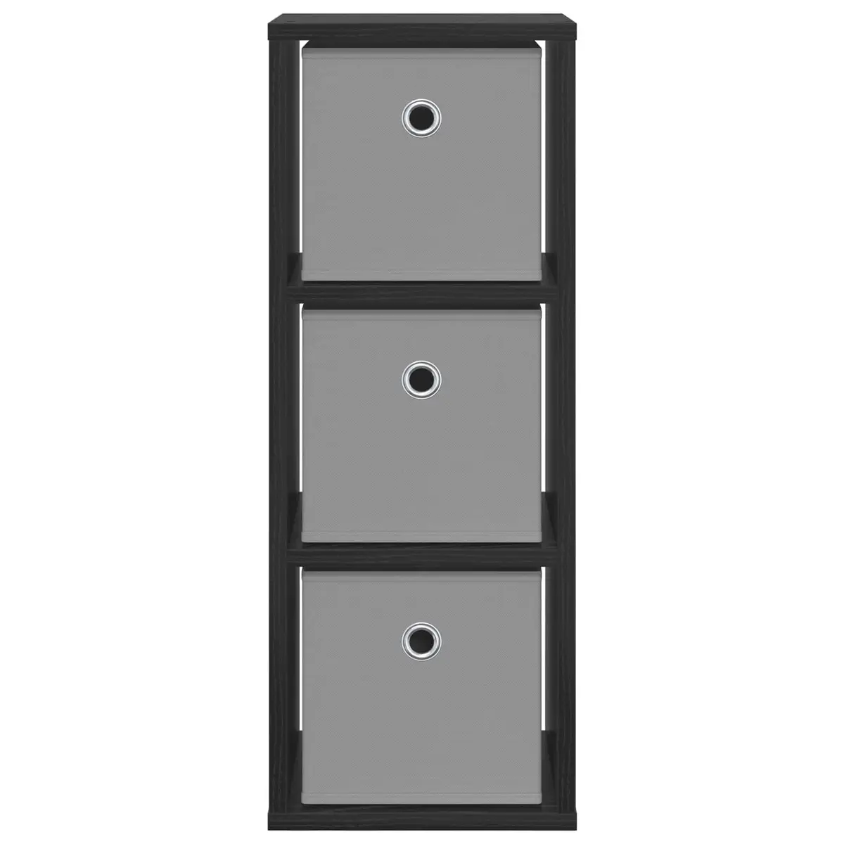 Sideboard with Drawer Black Oak Modern Storage Cabinet Living Room Furniture