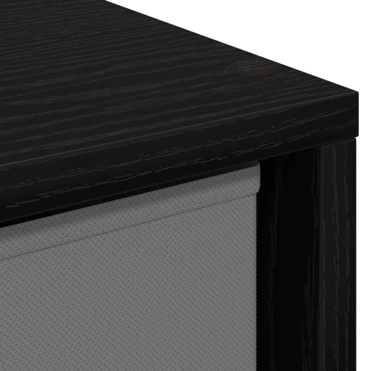 Sideboard with Drawer Black Oak Modern Storage Cabinet Living Room Furniture