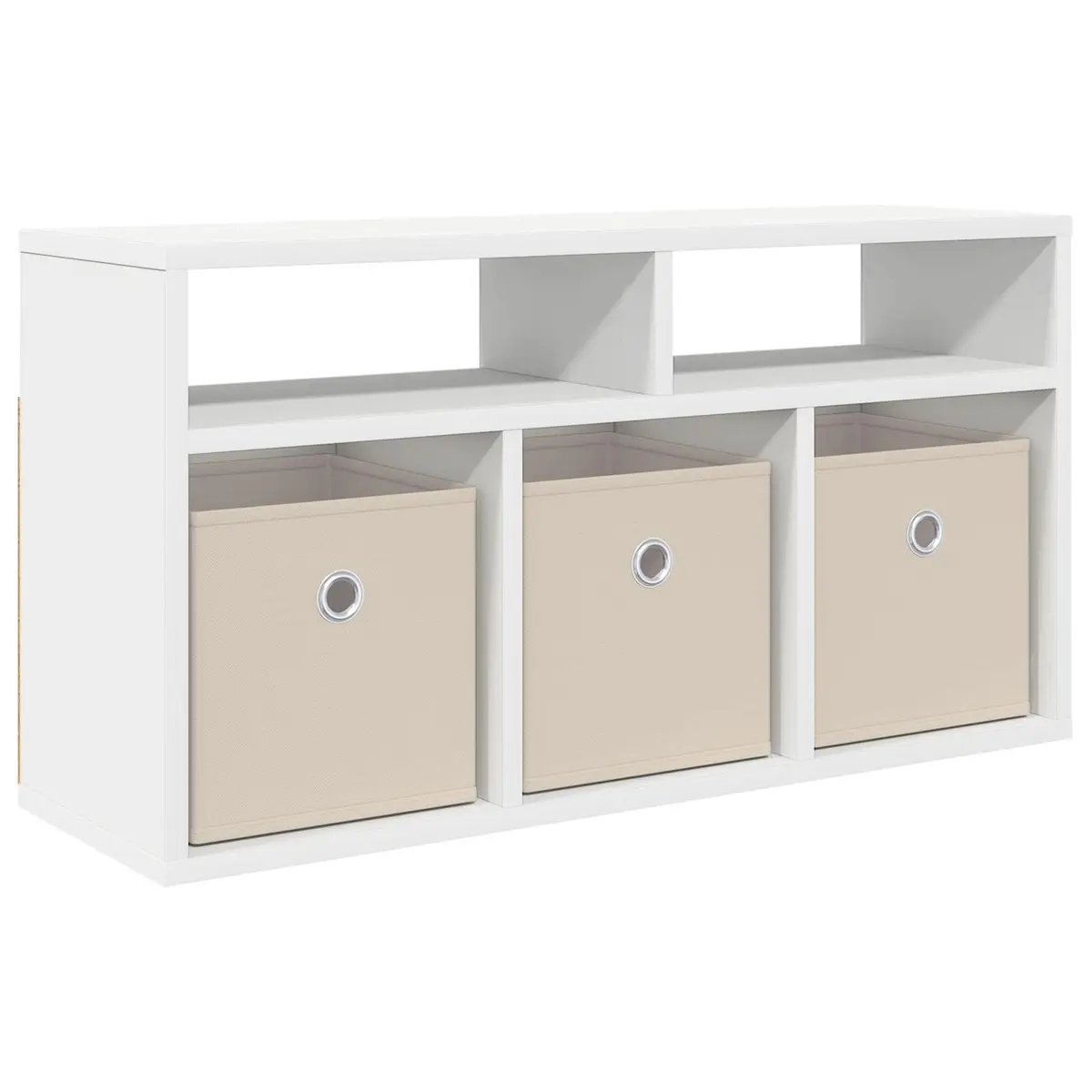 Lowboard TV Unit Engineered Wood 72cm White
