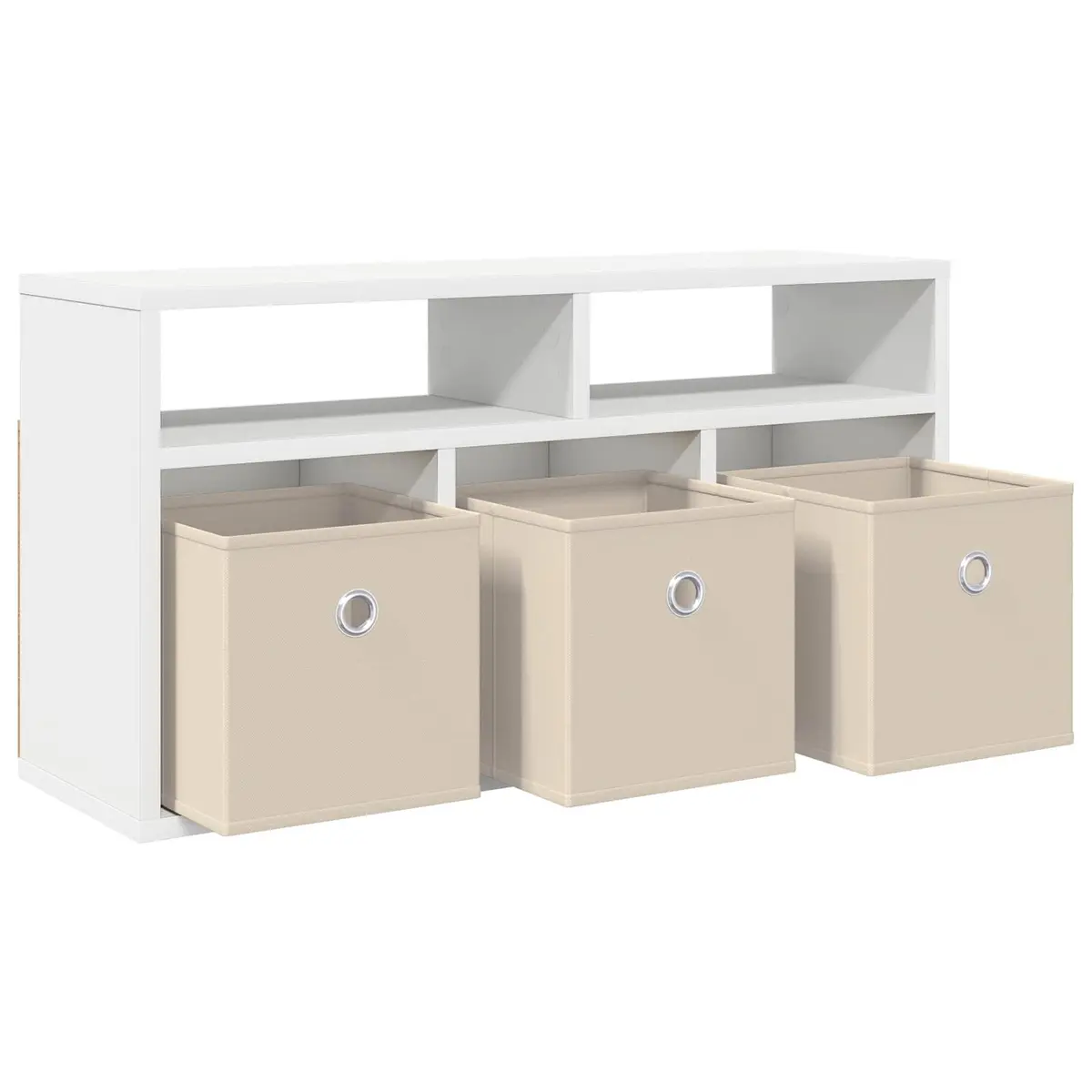 Lowboard TV Unit Engineered Wood 72cm White