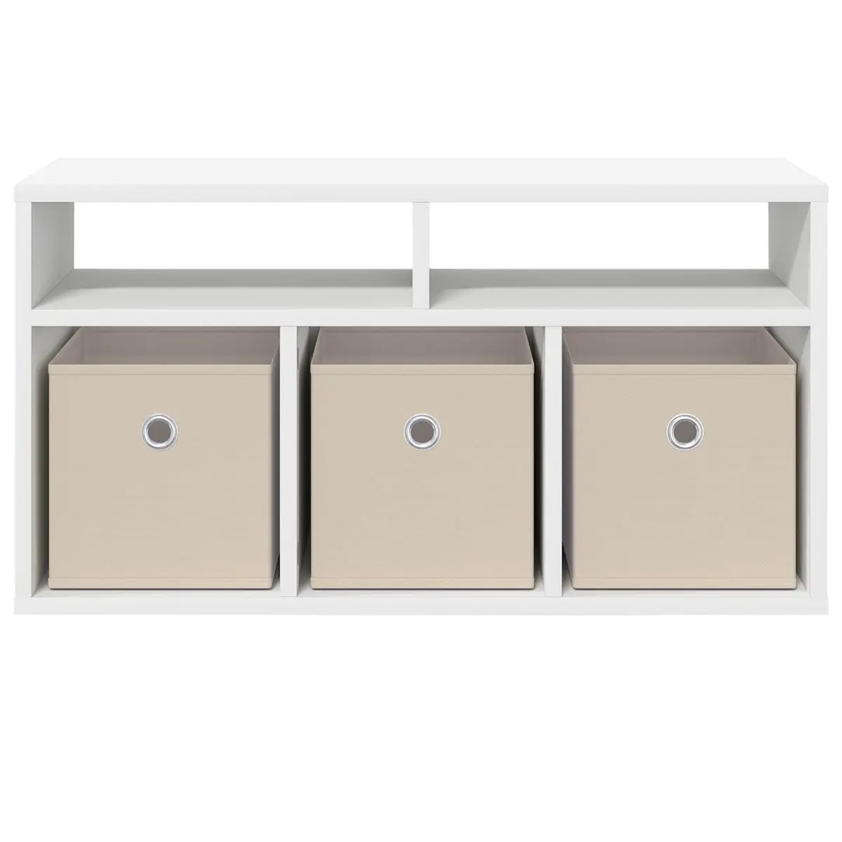 Lowboard TV Unit Engineered Wood 72cm White