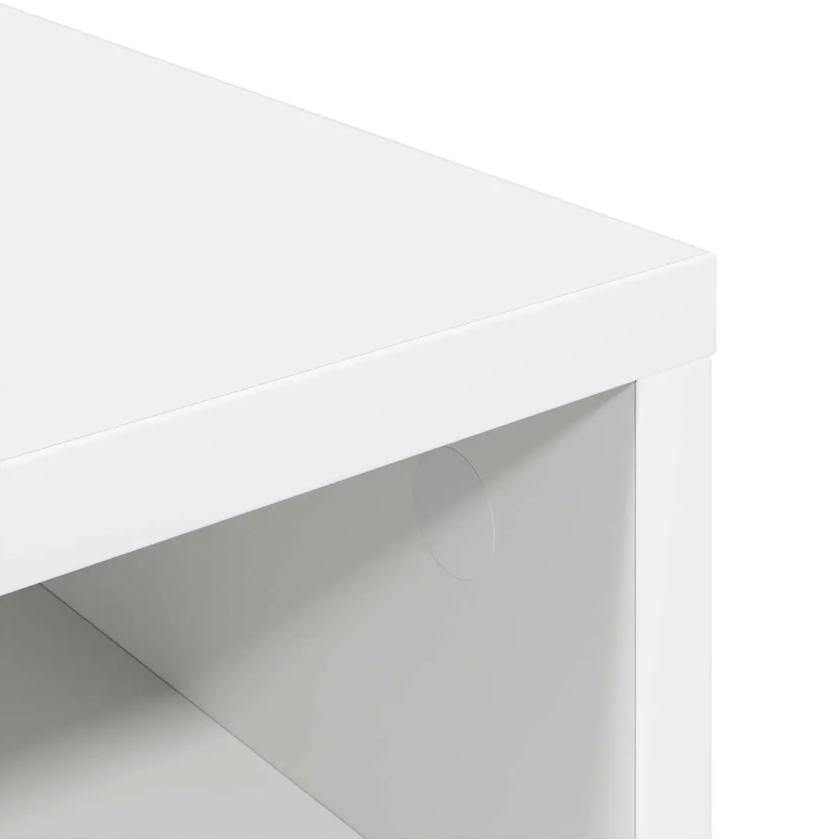 Lowboard TV Unit Engineered Wood 72cm White