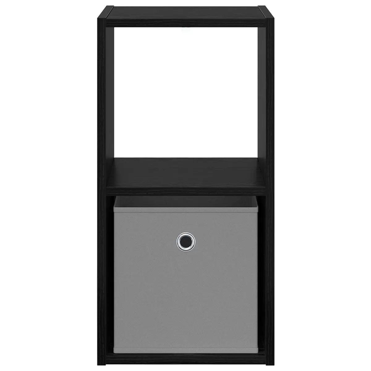 Bedside Table Engineered Wood 30.5 x 27 x 59.5 cm Black 2 Piece