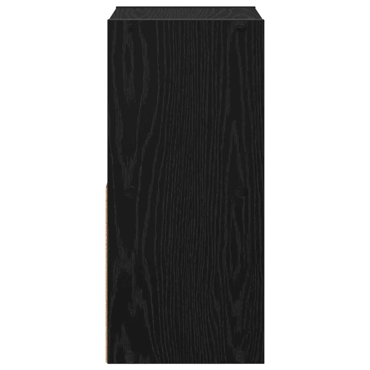 Bedside Table Engineered Wood 30.5 x 27 x 59.5 cm Black 2 Piece