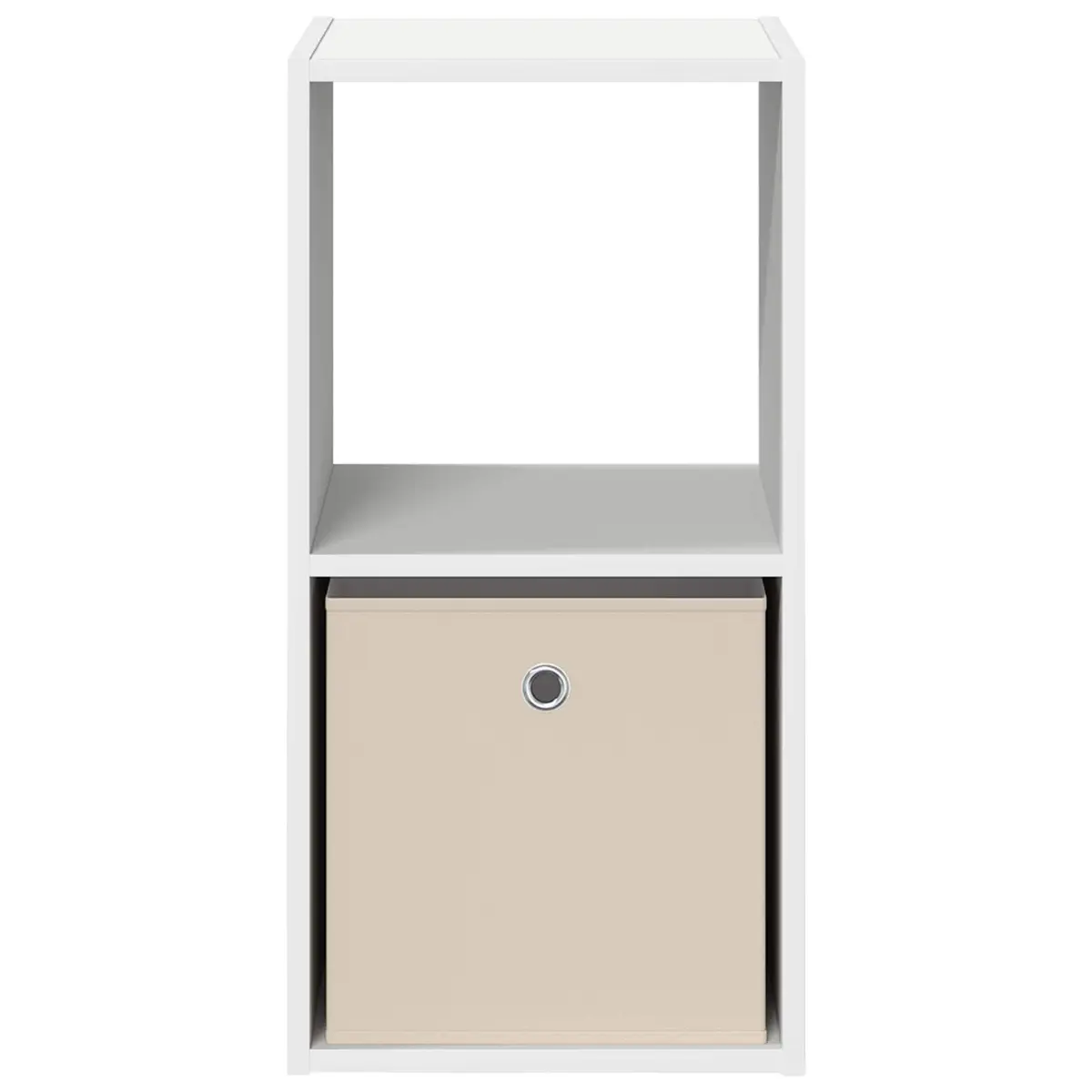 White Bedside Table Set 2 pcs 35 x 32 x 68 cm
