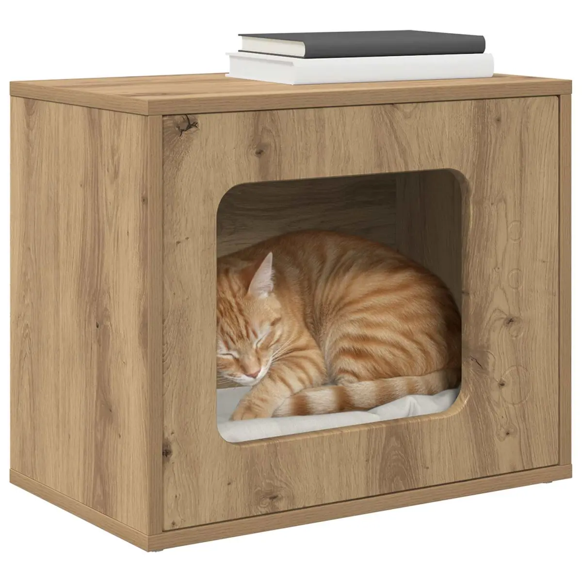 Cat House with Durable Wood Construction