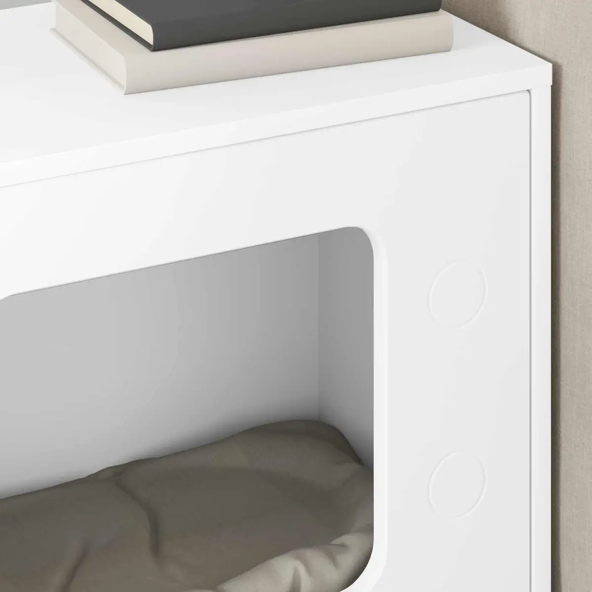 White Cat House with Durable Build