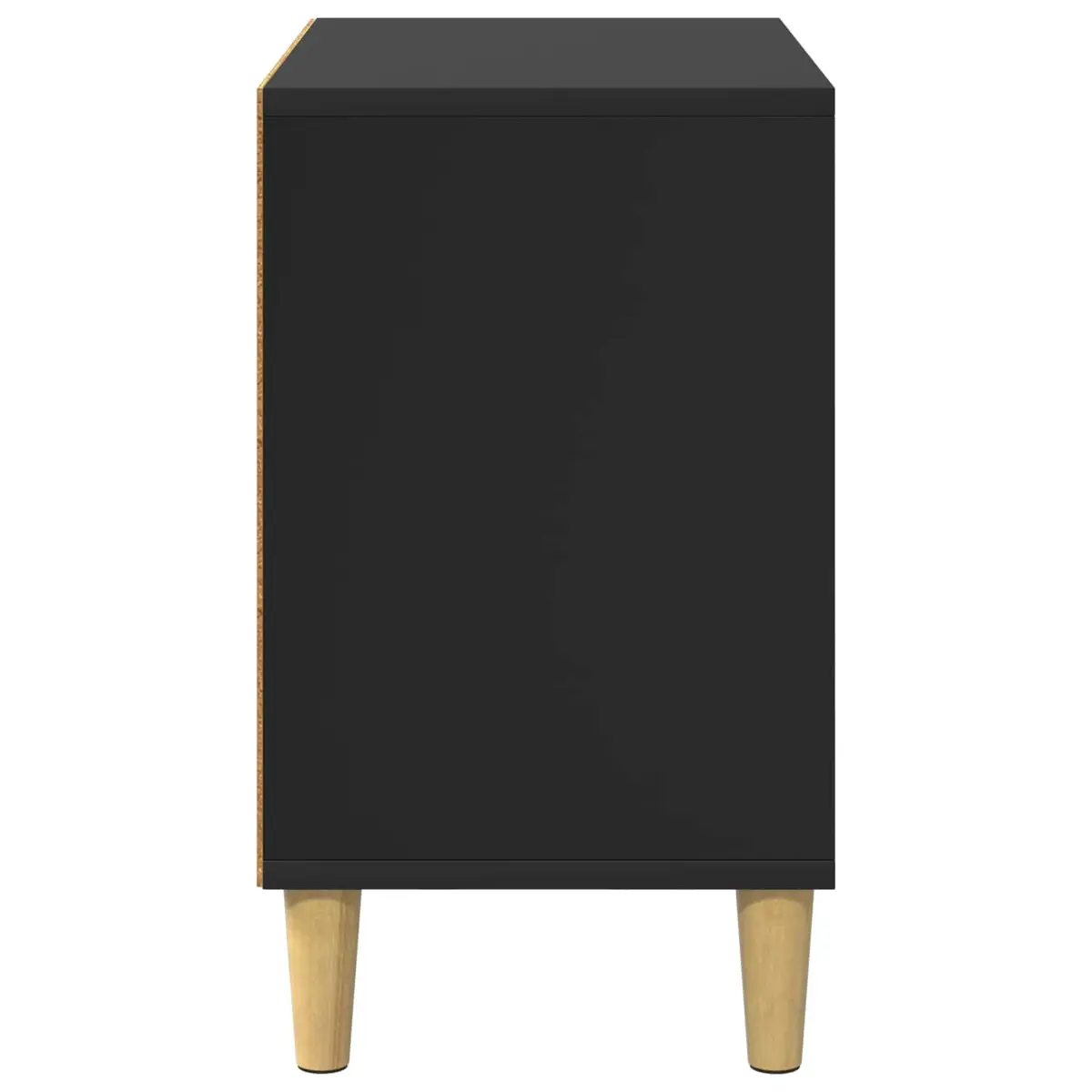 Black Cat House with Durable Engineered Wood