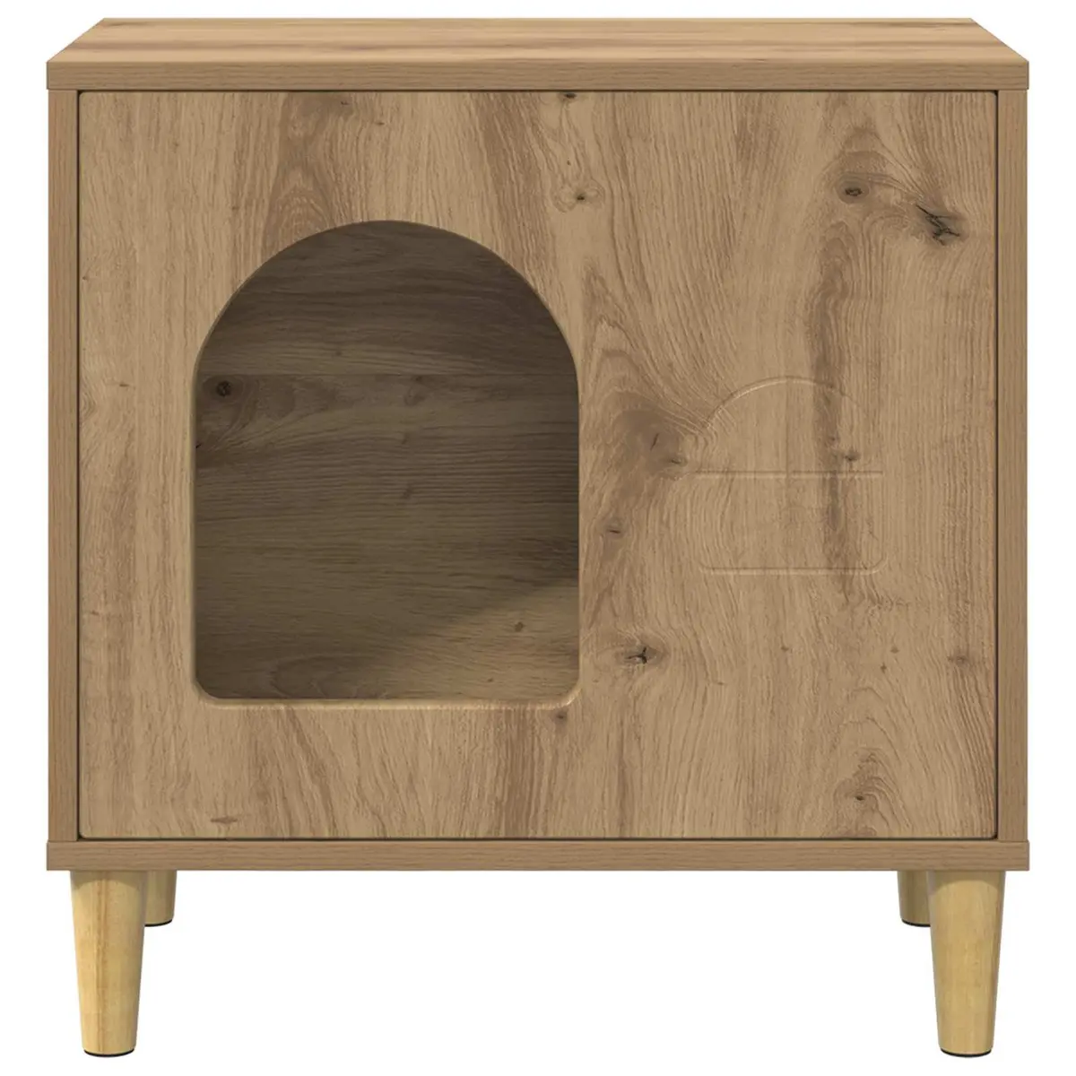 Cat House for Indoor Use in Brown