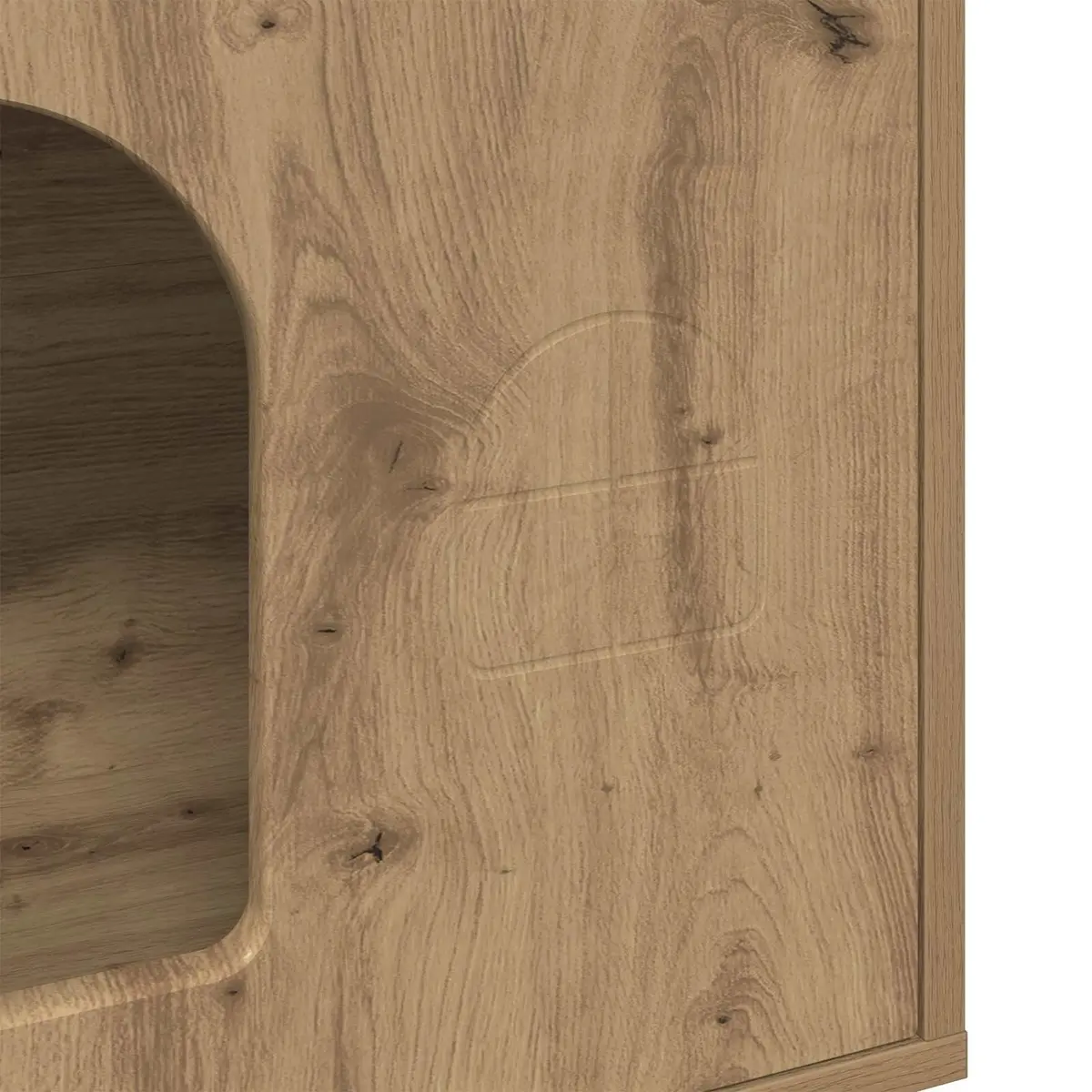 Cat House for Indoor Use in Brown