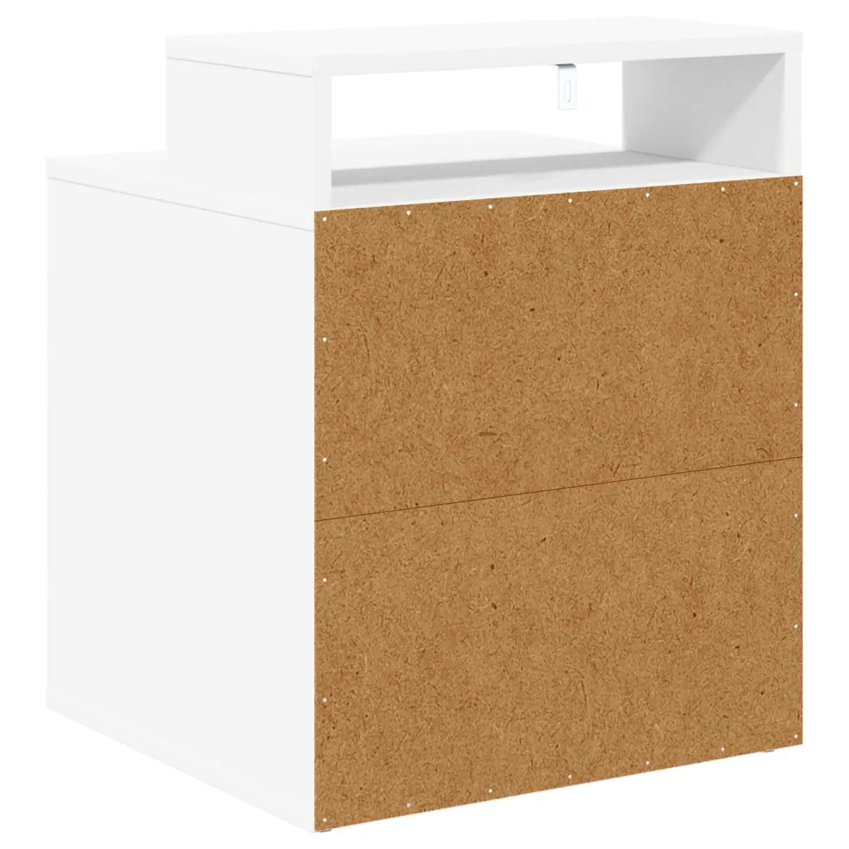 White Engineered Wood Cat House for Indoor Use