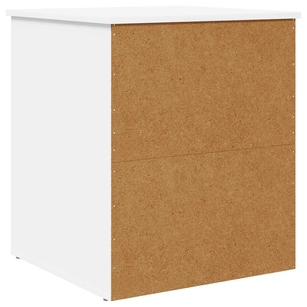 White Engineered Wood Cat House for Indoor Spaces
