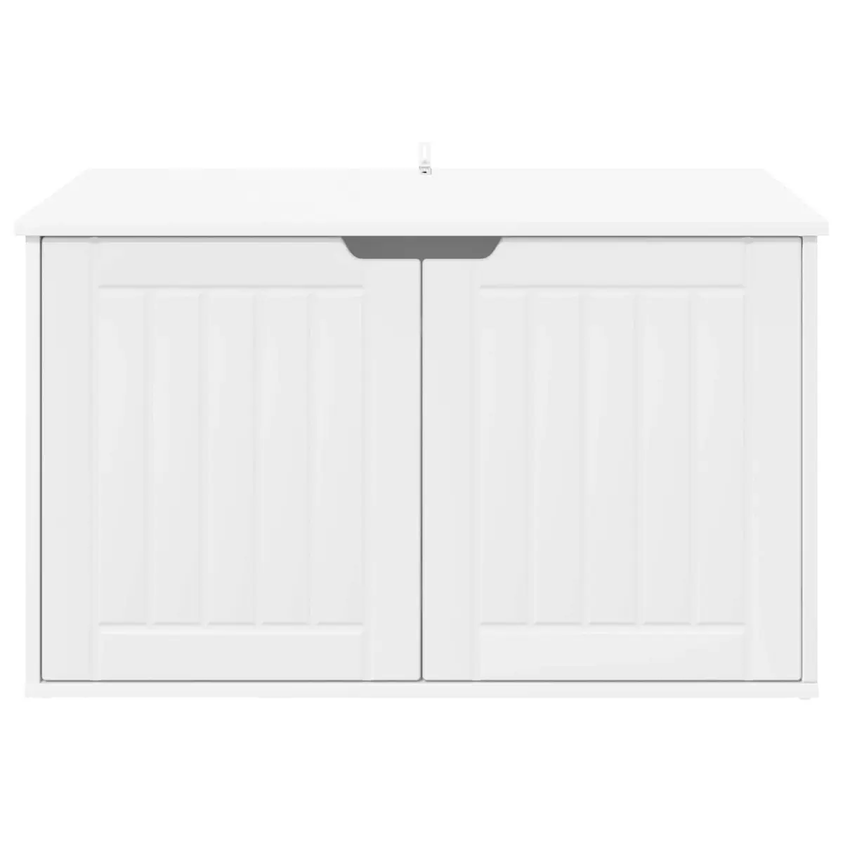 White Cat House with Durable Engineered Wood