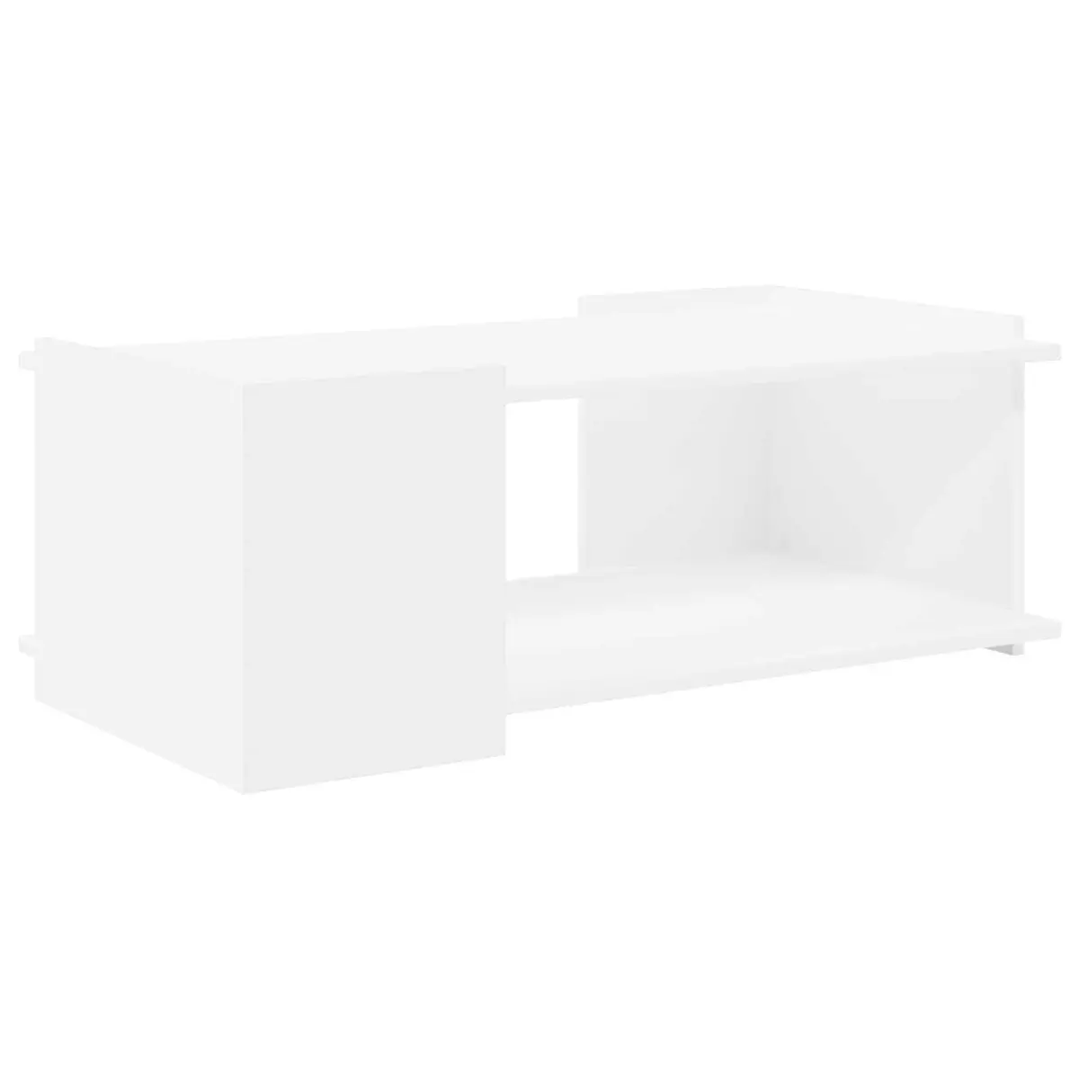 Coffee Table Engineered Wood 90 x 50 x 33 cm White