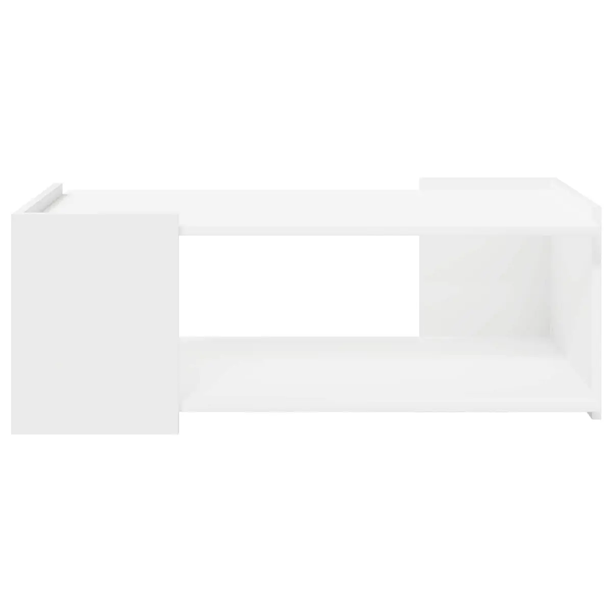 Coffee Table Engineered Wood 90 x 50 x 33 cm White