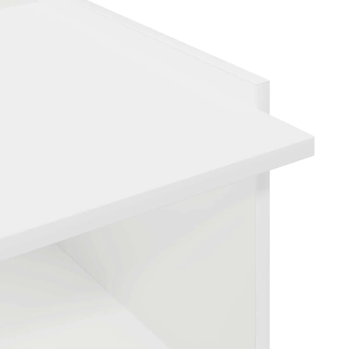 Coffee Table Engineered Wood 90 x 50 x 33 cm White