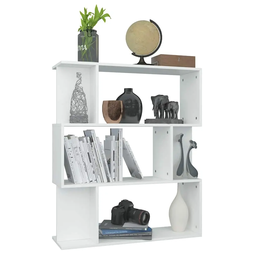 Book Cabinet Engineered Wood 80x24x96cm White