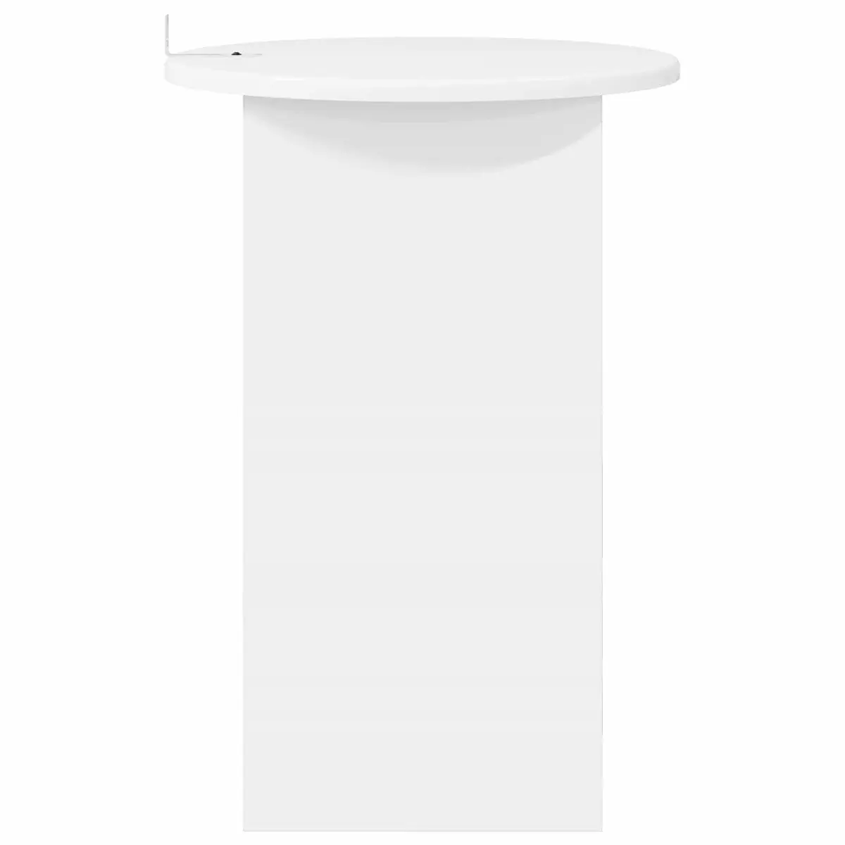 White Side Table for Living Spaces