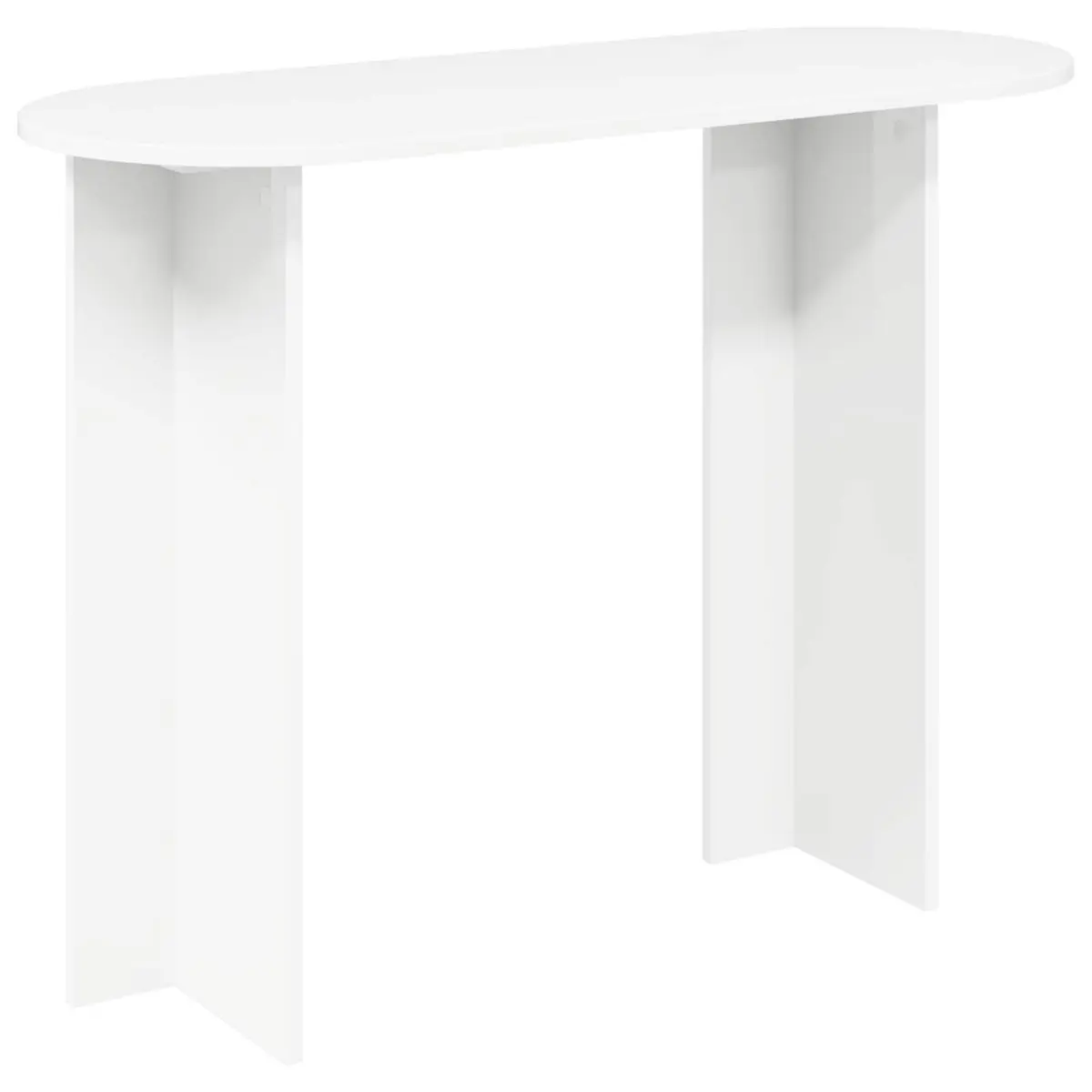 White Console Table for Hallways and Living Rooms