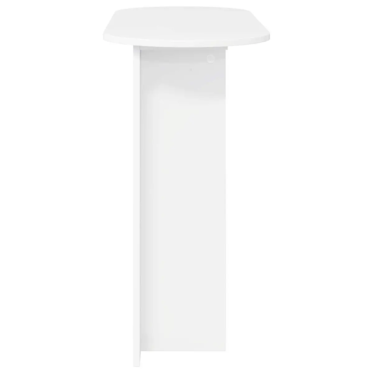 White Console Table for Hallways and Living Rooms