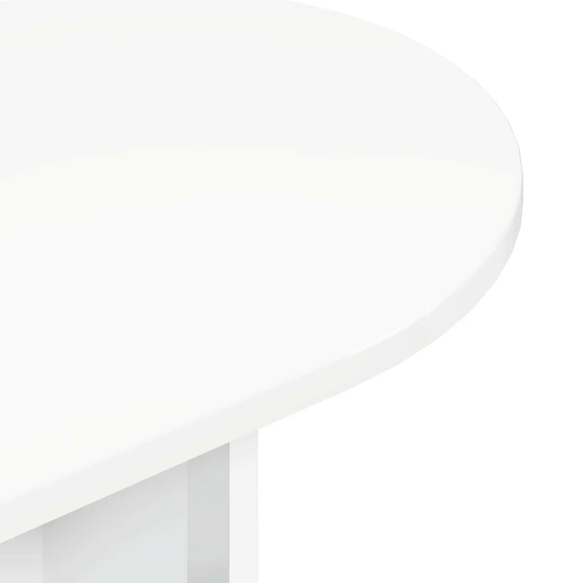 Console Table White Modern Accent Hallway Entryway Display Engineered Wood 100cm