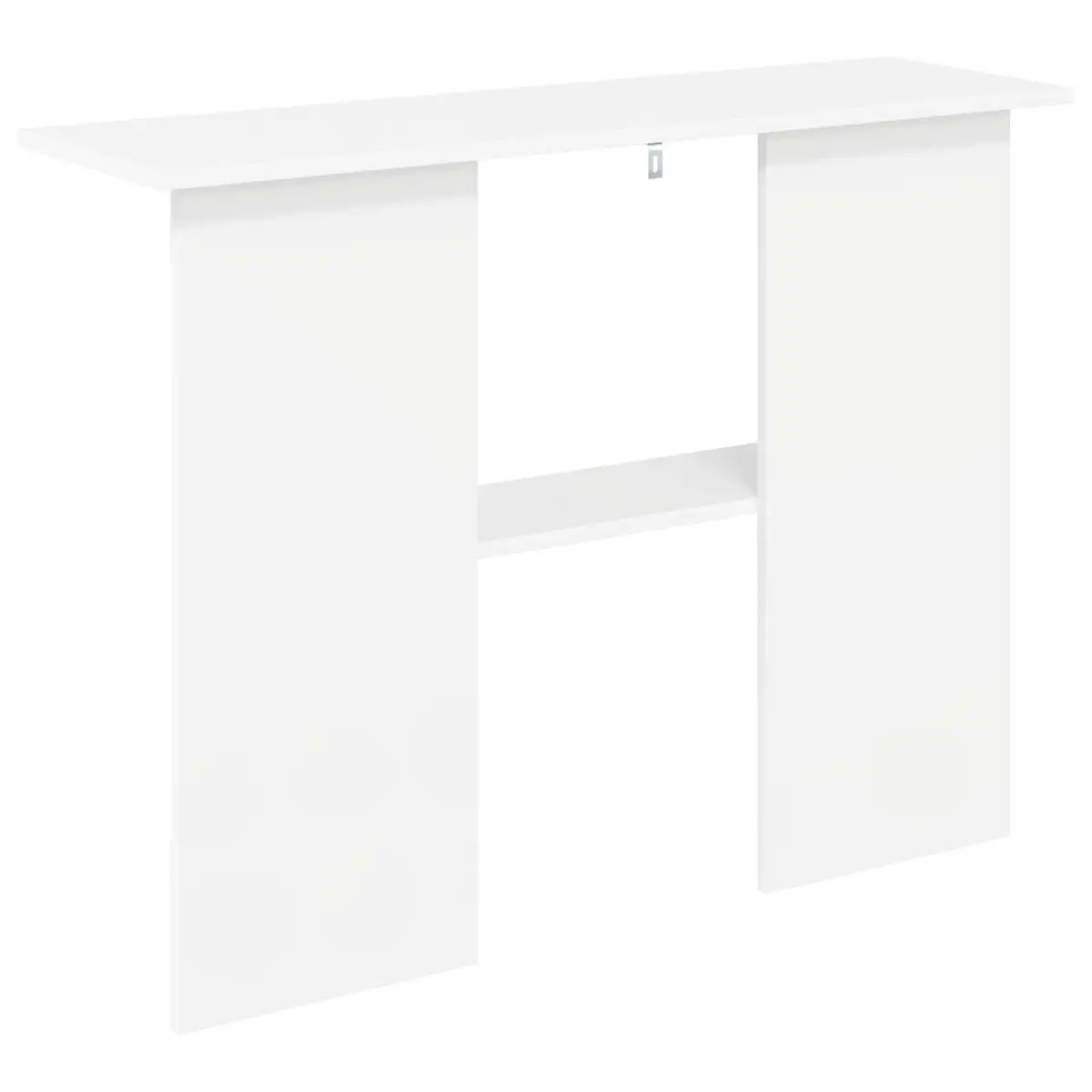 White Console Table with Engineered Wood Build