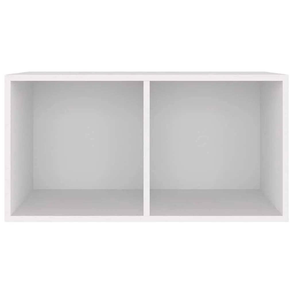 White Vinyl Storage Box for LP Records